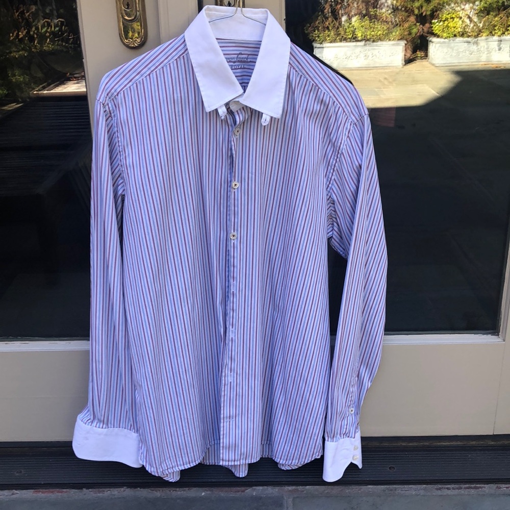 4 for 70$Van Laack shirt (royal)like new